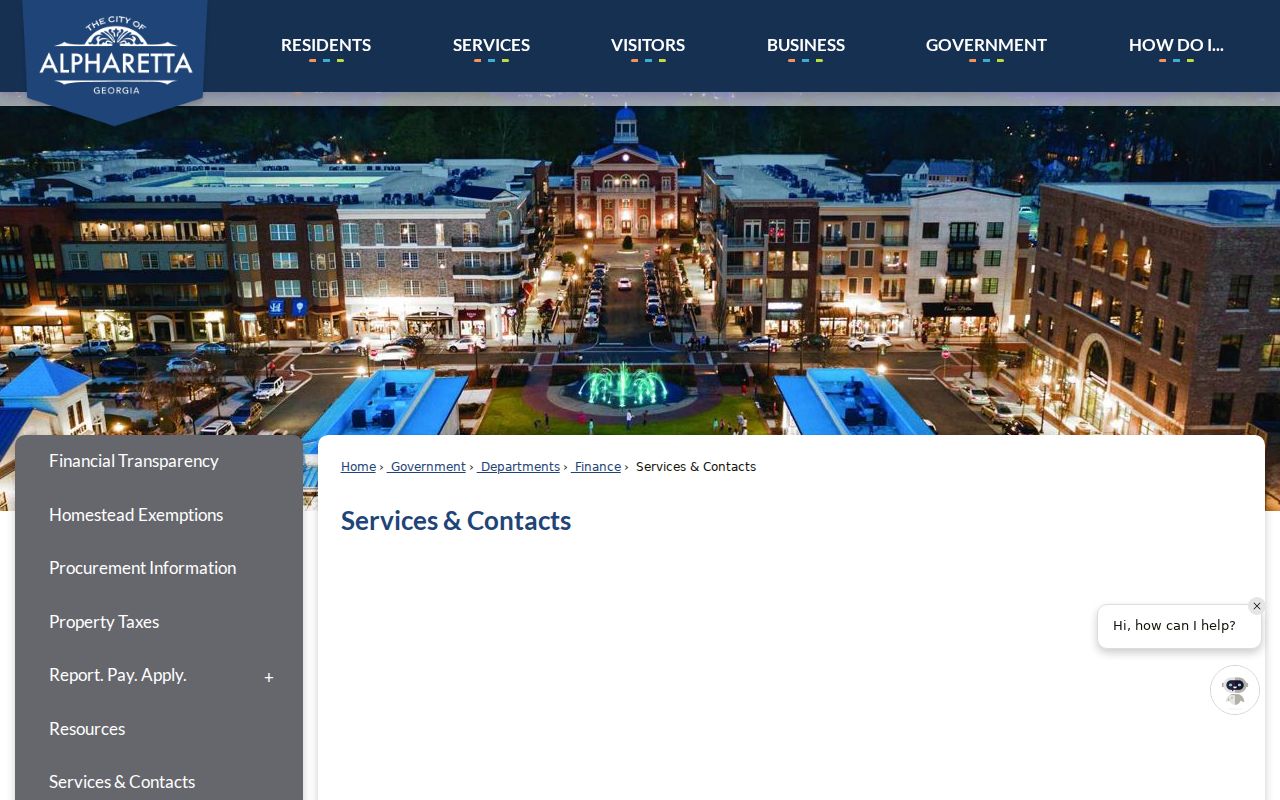 Alpharetta neighbors city services and community contacts