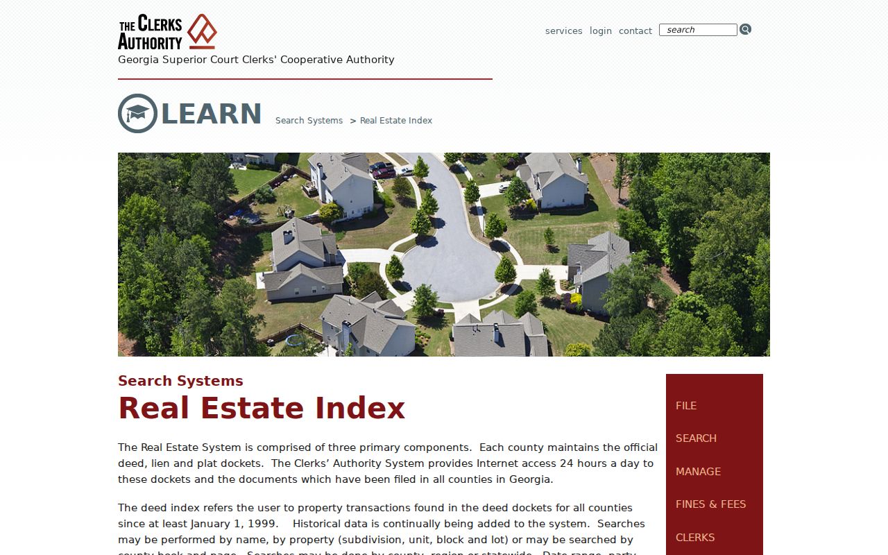 GSCCCA Real Estate Index coverage information for tracing Alpharetta previous residents