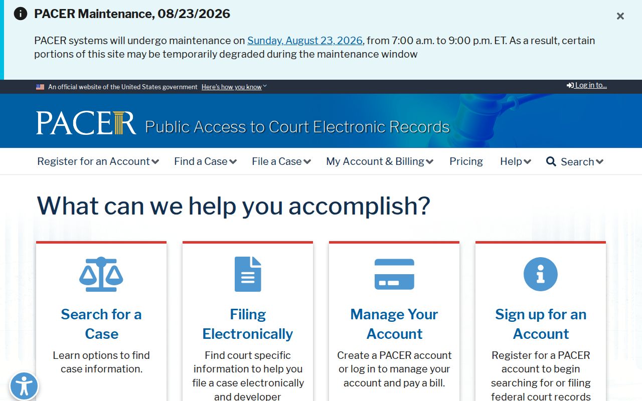 Alpharetta resident lookup using federal PACER court records